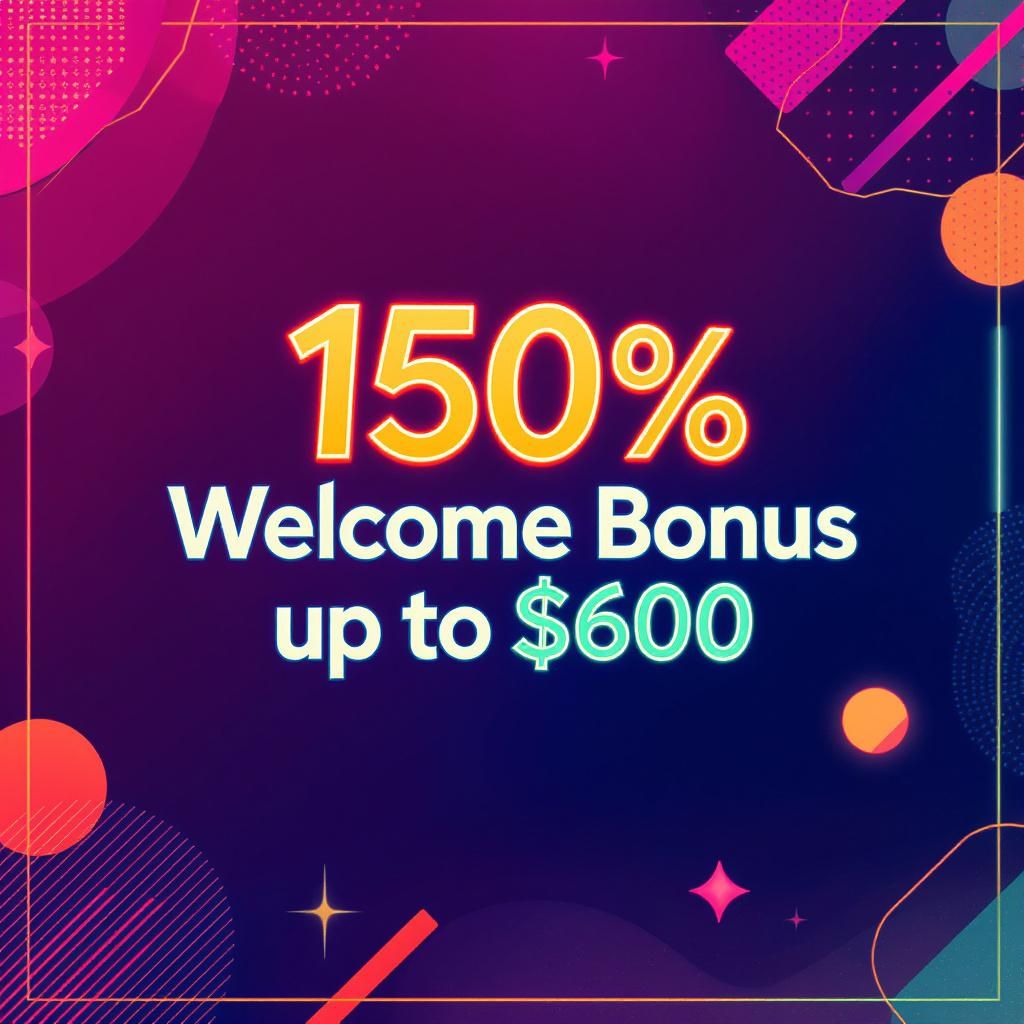150% Welcome Bonus up to $600